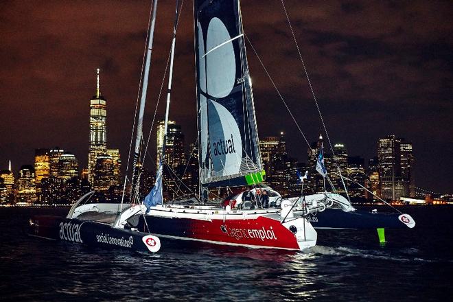 Actual - Finish in New York – The Bridge Centennial Transat ©  Thierry Martinez / The Bridge